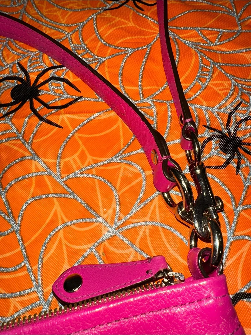 Coach pink leather